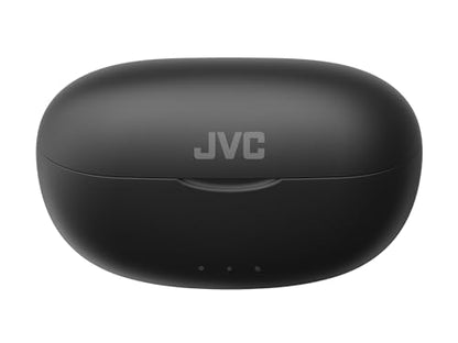 JVC Gumy HAA7T2B True Wireless Earbuds, Black | Bluetooth 5.3, 24-Hour Playback, IPX4 Water Resistant, XS/S/M/L Earpieces, Built-in Mic - color: Black