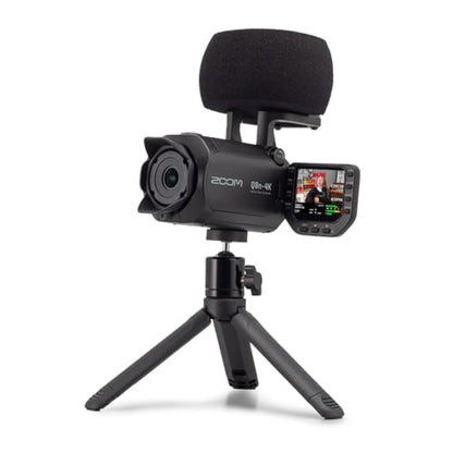 Zoom Q8n-4K Video Recorder for Musicians, Streamers & Filmmakers | 4K Video, 2 XLR Inputs, Stereo Microphones, Webcam Mode, For Music, Podcasts, and Streaming
