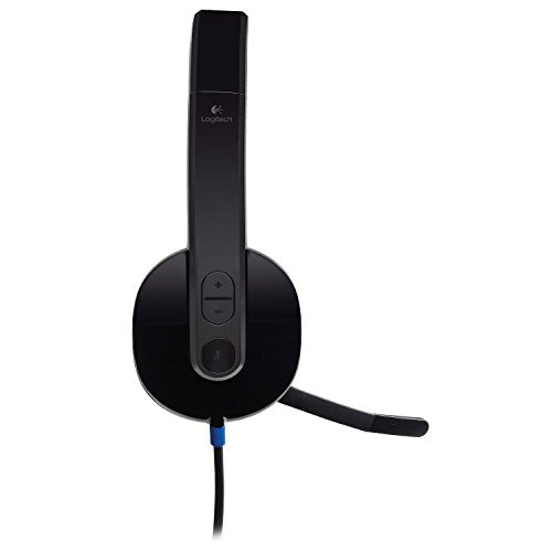 Logitech High-performance USB Headset H540 for Windows and Mac, Skype Certified (Renewed)