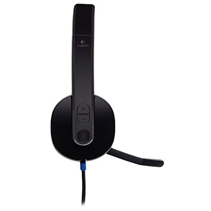 Logitech High-performance USB Headset H540 for Windows and Mac, Skype Certified (Renewed)