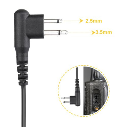 Walkie Talkie Earpiece Compatible with Motorola Radios