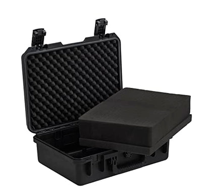 MEIJIA Premium Waterproof Hard Camera Case,Hard case with customizable fit foam,Full Protection with Light&Convenient Design,Elegant Black (18.3"x13.4"x6.7") - size: 18.3"x13.4"x6.7"
