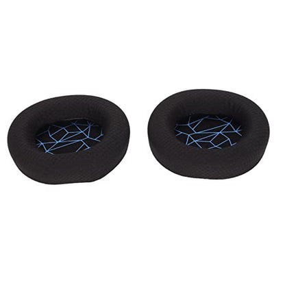 Replacement Ear Cushion Pads with Memory Foam Protein Leather for 3 5 7 Pro ATH M40X M50X MDR 7506 Cloud 2 Black V2 (Black earpads with Screen) - color: Black earpads with screen