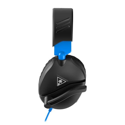 Turtle Beach Recon 70 Multiplatform Gaming Headset for PS5, PS4, Xbox Series X|S, Xbox One, PC & Mobile w/ 3.5mm Wired Connection - Flip-to-Mute Mic, 40mm Speakers, Lightweight Design, Black