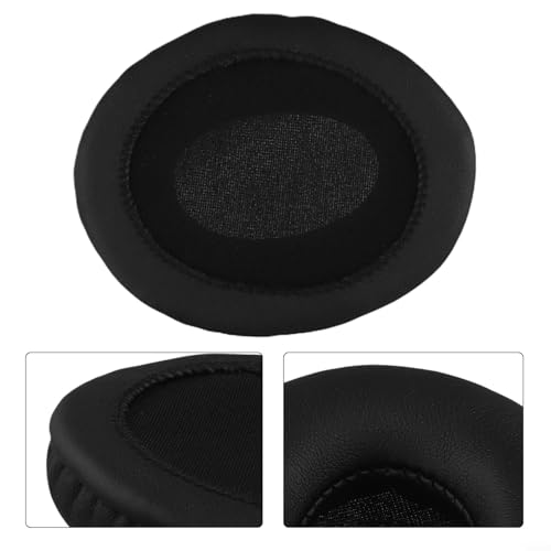 Ov-al Headphone Ear Pads Re-placement Sponge Leather Cushions for Enhanced Comfort and Durability, Soft Protein Leather U-pgrade Accessories Compatible with Various Headphone Models,(70 * 90) - color: 70*90