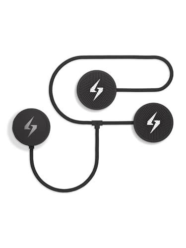 Syphon SoundPro: Ultra-Thin 9.6mm Bluetooth Moto Headphones - Glove-Friendly Controls, Massive Sound, IP55 Waterproof, Built-In Mic, Universal Fit With Any Dirt Bike, Snowmobile, and Motorcycle Helmet