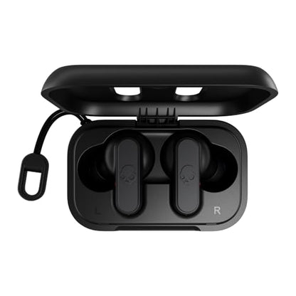 Skullcandy Dime 2 Wireless Earbuds,Bluetooth Headphones,Noise Isolating Fit,Up to 12 Hours Battery,Microphone for iPhone Android,Easy Carry with Integrated Lanyard - True Black,(Pack of 2) - color: True Black, size: One (Pack of 2)