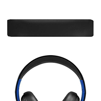 Geekria Protein Leather Headband Pad Compatible with Sony PlayStation Gold Wireless Stereo Headset PlayStation 4, PS3 (CECHYA-0083) Headphones, Replacement Band Repair Part (Black) - color: Black