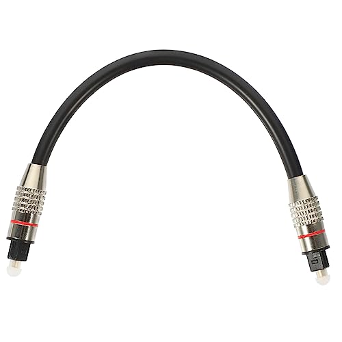 Optical Audio Cable 0.2m Square Connector with Gold-Plated Ends