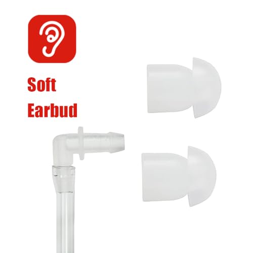 2Pack Walkie Talkies Earpiece with Mic Comfortable Acoustic Tube 2-Pin Headset with Mic Two Way Radio Earpiece for Baofeng UV-5R BF-888S,UV82 Retevis H777 RT22 - color: 2pcs