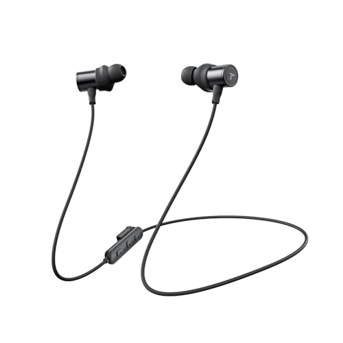 truefree HD-100 Wireless Earbuds, Bluetooth 6.0 Neckband Headphones | Magnetic Earphones, 11mm Driver Spatial Audio, Multipoint Connection, 20 Hours of Battery Life, IP67 Waterproof for Sports