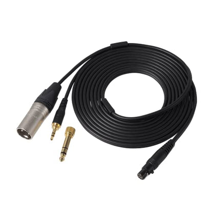 Audio-Technica BPHS2 Broadcast Stereo Headset with Hypercardioid Dynamic Boom Microphone Black - size: Stereo, style: BPHS2 XLR/6.3 mm