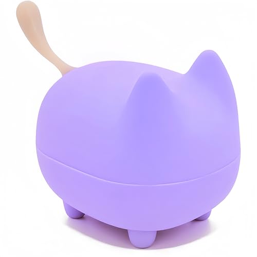 gingo Portable Bluetooth Speakers, Mini Wireless Speakers with Clarity Stereo, Super Bass,TWS Pairing,Built-in Mic,40H Playtime,BT5.3,Powerful Room-Filling Sound, Cute Pet Speaker (Purple) - color: Updated Purple