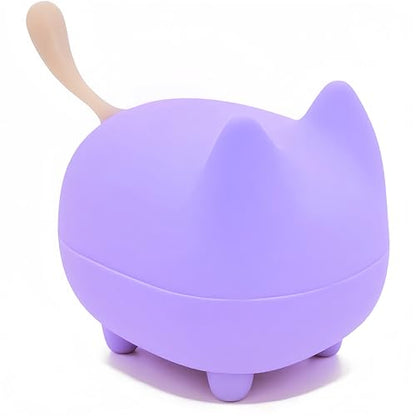 gingo Portable Bluetooth Speakers, Mini Wireless Speakers with Clarity Stereo, Super Bass,TWS Pairing,Built-in Mic,40H Playtime,BT5.3,Powerful Room-Filling Sound, Cute Pet Speaker (Purple) - color: Updated Purple