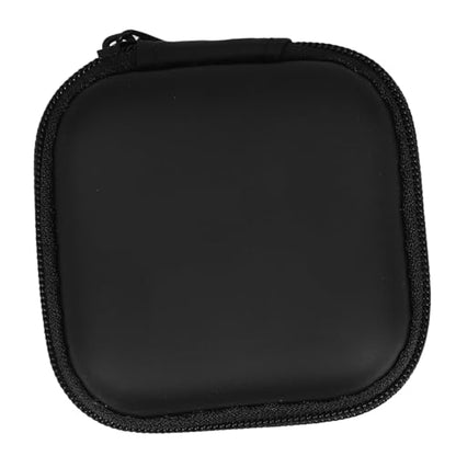 NUOBESTY Portable Mini Eva Headphone Storage Case with Soft Lining and Mesh Pocket Water Resistant Hard Carrying Pouch for Earphones USB Cables and Small Accessories Compact Travel