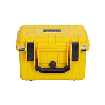 MEIJIA Portable All Weather IP67 Waterproof Camera Case,hard case with Customizable Fit Foam,Fit Use of Drones,Camera,Equipments,10.62 x9.68x6.87inches (Yellow) - color: Yellow, size: 10.62 x 9.68 x 6.87 inches