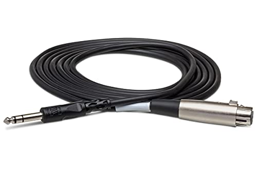 Hosa STX-102F Balanced Interconnect, XLR3F to 1/4 Inch TRS, 2 Feet