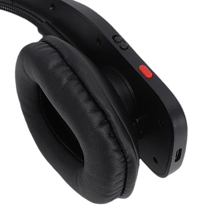 Trucker Bluetooth Headset, AI Noise Canceling Microphone 36 Hours Talk Time 60 Hours Playback Bluetooth 5.3 Multipoint Connection, with 270 Rotatable Mic and One Key Mute, for