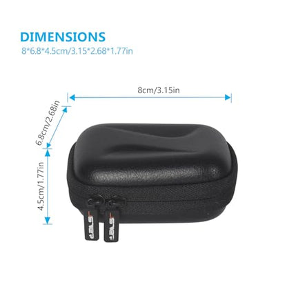 JSVER Mini Carrying Case for GoPro Hero 13/12/11/10/9/8/7/6/5/4/3, DJI Osmo Action, AKASO EK7000 / EK7000 Pro / V50 Pro/Brave 4, Campark ACT74 / ACT76, Dragon Touch Vision 3, YI Lite / 4K+ - size: Small-T2