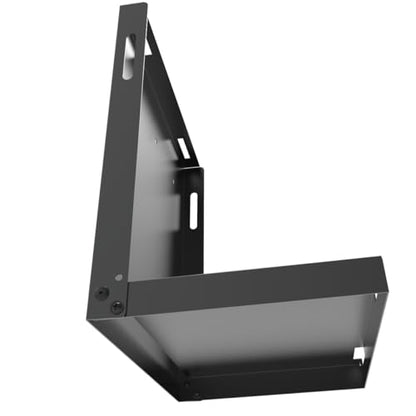 Universal Computer Wall Mount Bracket 10.7" H x 7" W x 9.8" D | Adjustable Strap Steel Computer Case Open Frame Holder for CPU, UPS, Computer Cases or Other Electronic Devices