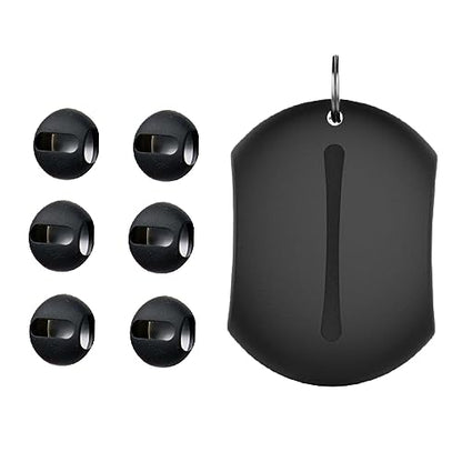Uonlytech 14pcs Silicone Earphone Sleeve for Earbuds Case Compatible Cover Scratch Easy to Open Charging Box Secure Fit - color: Blackx2pcs, size: 6x4.4x1cmx2pcs