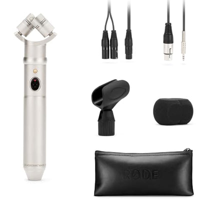Rode NT4 X Y Stereo Condenser Microphone, Silver - style: 1/2