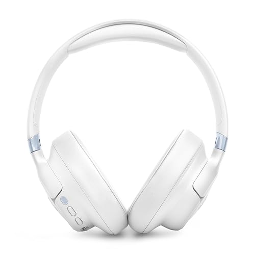 JBL Tune 780NC - Noise Cancelling Headphones - White | Hi-Res JBL Pure Bass Sound plus Spatial Sound, Adaptive Noise Cancelling with Smart Ambient - color: White