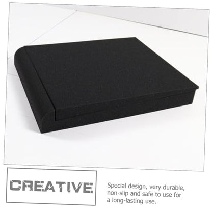 2pcs Loudspeaker Isolation Pad High-density Shock-absorption Cushion for Improved Sound Clarity and Dampening Compact Design for Studio Monitors and Home