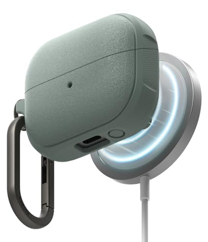 Ringke Onyx Magnetic Designed for Samsung Galaxy Buds 3 Pro & 3 & 3 FE Case [Compatible with MagSafe] Prevents Oily Smudges Feels Good in The Hand Non-Slip Cover - Sage Green - color: Sage Green, size: Galaxy Buds 3 Pro / Galaxy Buds 3