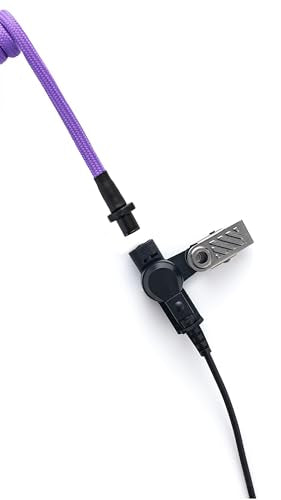 Replacement Braided Nylon Acoustic Coil Tube for Radio in-Ear Earpiece (DF/CTB-22) - color: DF/CTB-22