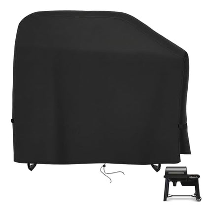 Grill Cover for Traeger Woodridge Pellet Grill TFB86MLH, Outdoor Griddle Cover for Traeger Pellet Smoker Grill, Waterproof BBQ Grill Cover for All Weather - size: 50"L x 27"D x 44"H
