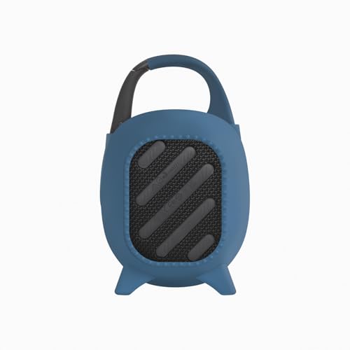 Geiomoo Silicone Carrying Case for JBL Clip 5, Protective Portable Scratch Shock Resistant Cover (Navy Blue) - color: Navy Blue