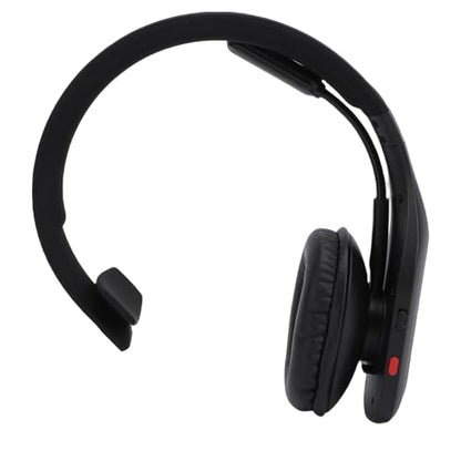Goshyda Trucker Bluetooth Headset AI Noise Canceling Mic Mute Key Single Ear Wireless Headphones for Truck Driver Video Conference