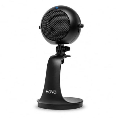 Movo WebMic USB Microphone for AI Coding, Voice Prompts & Dictation - color: Black