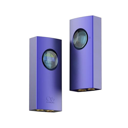 SHANLING UA1 II Headphone Amplifier Portable USB DAC AMP – Dual CS43131 Chips, 3.5mm + 4.4mm, 768kHz/32bit DSD512, 0.96" LCD Display, Hi-Res Audio for Smartphones, PC (Purple) - color: Purple
