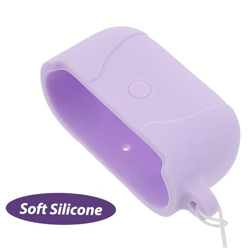 Earbud Case Covers: Silicone Earphone Protective Skin Accessories Earphone Charging Case Covers for Women Men Compatible with Airpods 3 Violet