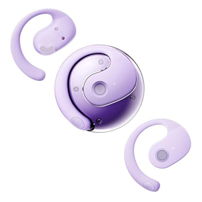 Xmenha Over The Ear Earbuds Open Ear Headphones Over The Ear Headphones | Over Ear Earbuds Air Bone Conduction Earbuds Earphones Air Bone Conducting Conduction Headphones Bluetooth - color: Purple, style: Normal