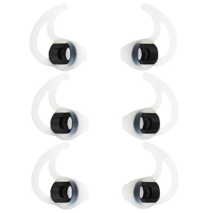 Silicone Earbud Tips Replacement Ear Bud Tips Compatible with Bose SoundSport Freestyle IE2 IE3 Headphone Ear Tips Rubber Tips Earbud Covers Large 3 Pairs - size: L