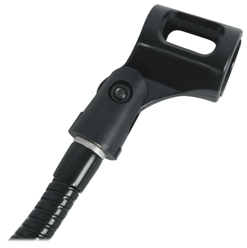 Rockville GN20 20" DJ Gooseneck Microphone Stand with Table Clamp