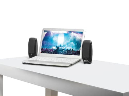 Logitech S150 USB Speakers with Digital Sound | Built-in volume and mute controls, 1.2W RMS power, plastic body, ideal for PC - size: 1-Pack