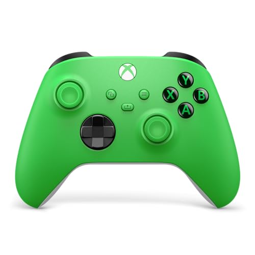 Xbox Wireless Gaming Controller | Velocity Green | Consoles, PCs, TVs, mobile, and more | Textured Grip | Wireless, Bluetooth, USB-C Connectivity - style: Velocity Green