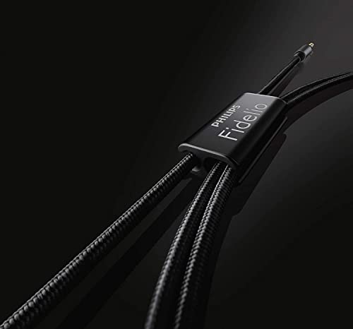 Philips Fidelio X2HR Over The Ear Open Back Wired Headphone 50mm Drivers- Black Professional Studio Monitor Headphones with Detachable Cable