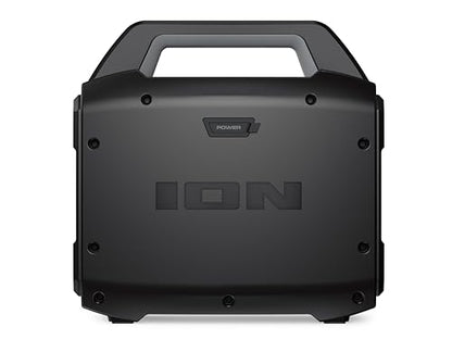 ION Sport Boom 60W Portable Bluetooth Outdoor Speaker | Water Resistant, Radio, Karaoke Mic, USB Charging, Stereo Linking, Bass Boost and App Control, for Parties and Outdoor Events - style: Sport Boom