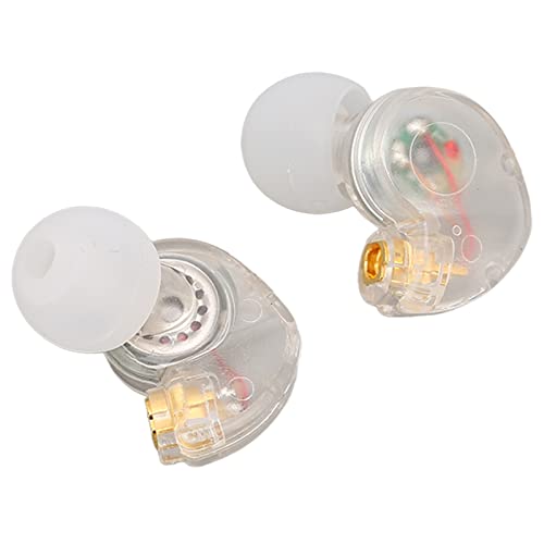 Earphone Head Replacement for SE215 SE315 SE535, Pluggable Detachable HiFi Earpiece Head,Sports Earphone Earbud Head, for Interface Cable(Transparent) - color: Transparent
