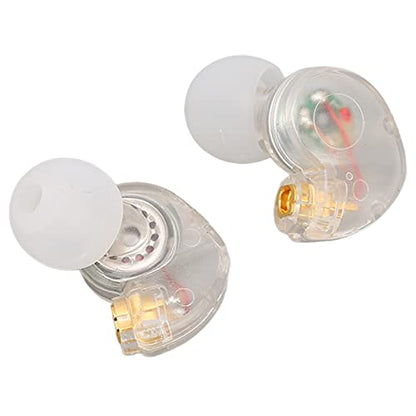 Earphone Head Replacement for SE215 SE315 SE535, Pluggable Detachable HiFi Earpiece Head,Sports Earphone Earbud Head, for Interface Cable(Transparent) - color: Transparent