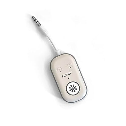 Fly Bi Double Bluetooth Transmitter - Blue Tooth Dongle, Connect 2 Devices at Once, Battery Powered, Rechargeable, 5.3, Compact, Converts Standard Headphone Jack