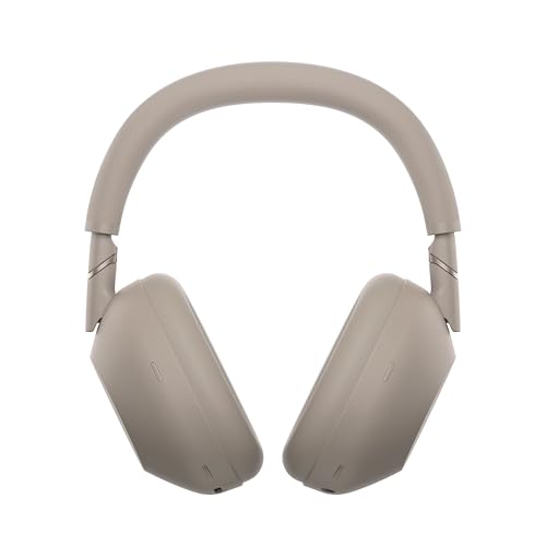 Sony WH-1000XM6 The Best Noise Cancelling Wireless Headphones, Sandstone | HD NC Processor QN3, 12 Microphones, Adaptive NC Optimizer, Mastered by Engineers, Studio-Quality, Up to 30 Hrs of Battery - color: Sandstone
