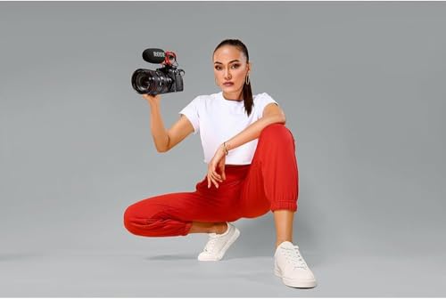 Rode VideoMic GO II Compact Shotgun Microphone Bundle with Helix Mount and SC19 4.9 Ft USB-C to Lightning Cable — 24-Bit Camera-Mount Mic for Filmmaking, Vlogging, Mobile Journalism, Content Creation