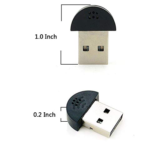 Mini USB Microphone for Chat & Skype, Desktop/Laptop PC Mic (Mini Mic)