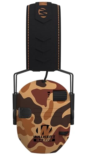 Walker's Razor Slim Electronic Muff - color: Duck Camo, size: One Size (4-Pack)
